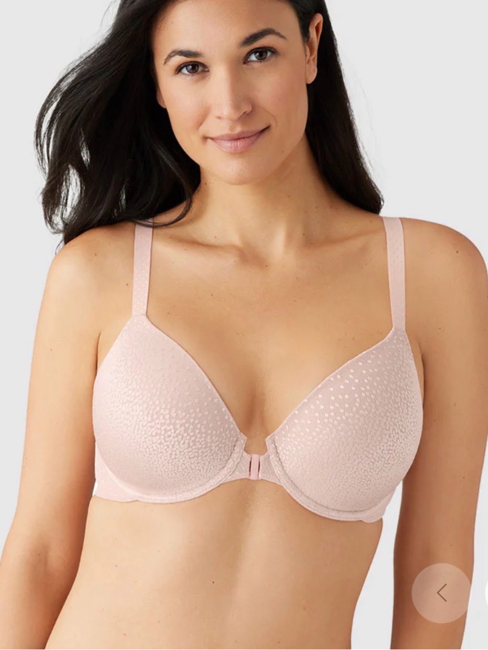 Wacoal Back Appeal Front Close T-Shirt Bra Light Pink 853403 32DDD